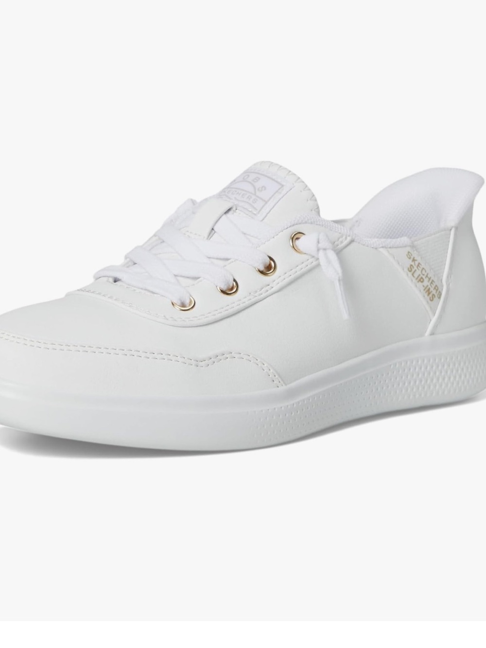 Skechers Women's Skip Cute - B Cute Classic Sneaker White 10
